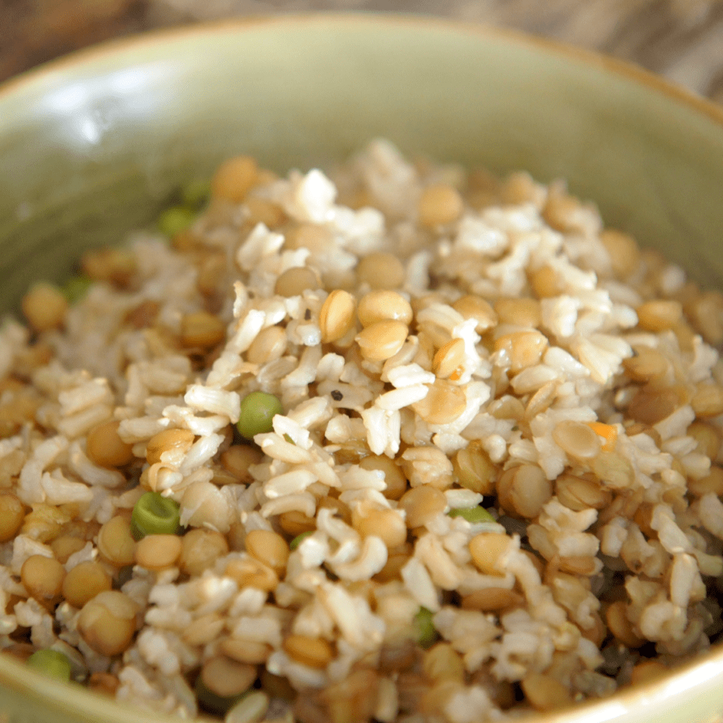 Coconut Lentils With Rice