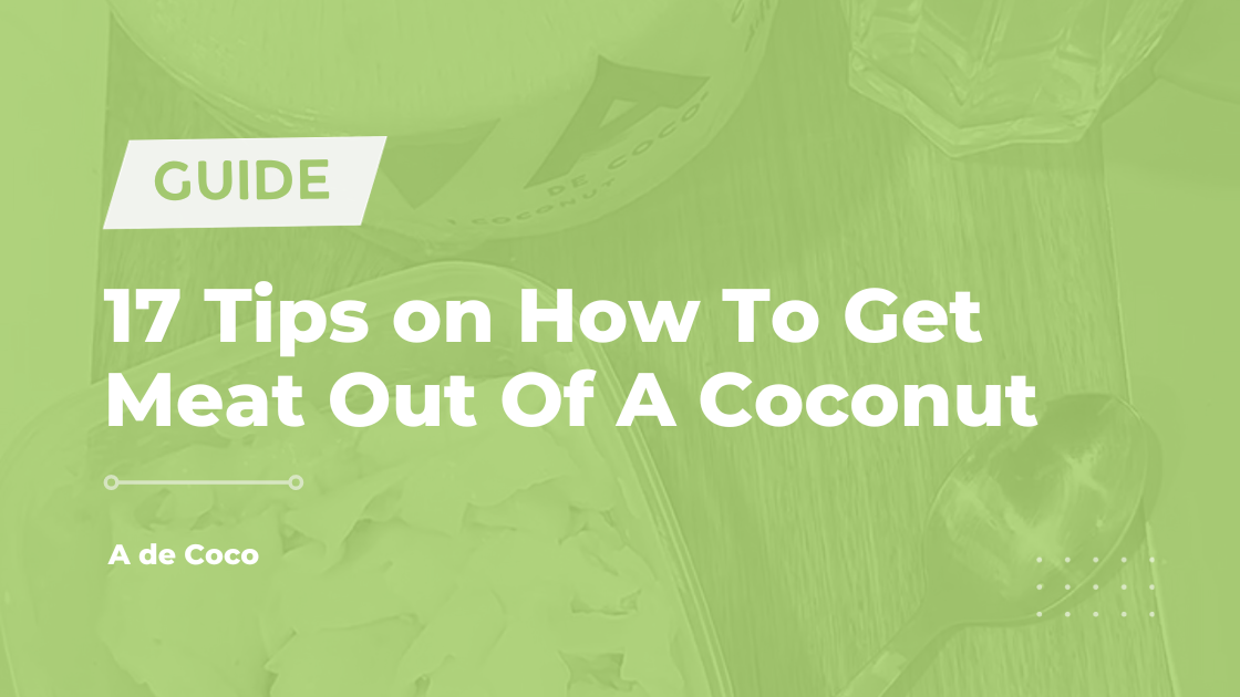 Tips on How To Get Meat Out Of A Coconut