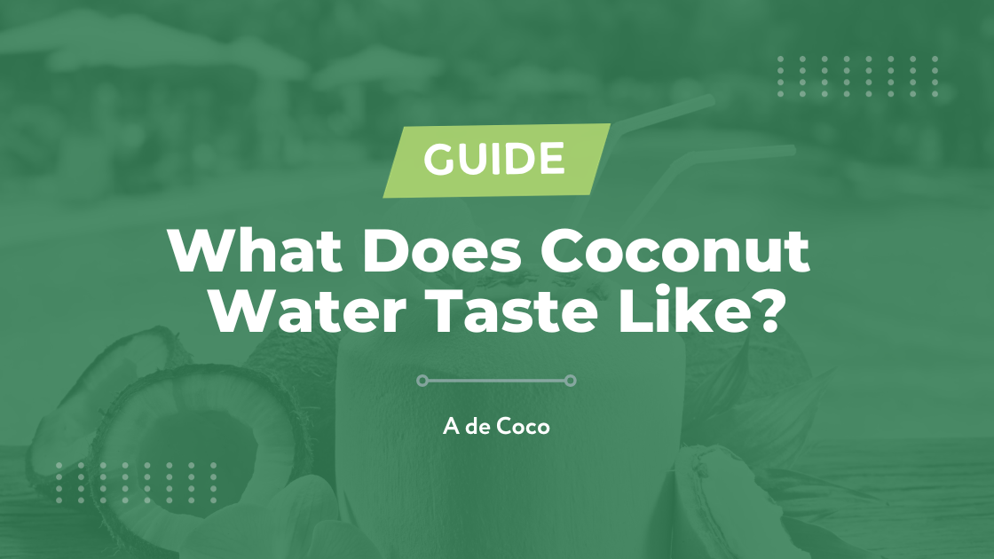What Does Coconut Water Taste Like? (2023)
